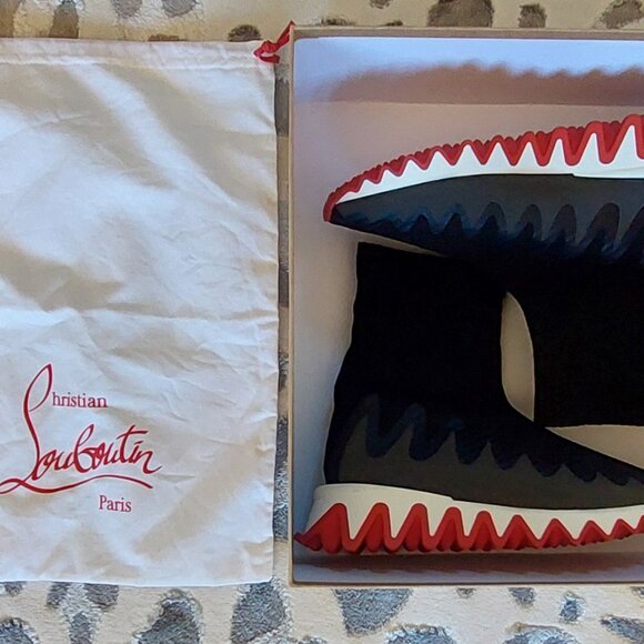 Christian Louboutin mini shark sock flat - Picture 2 of 3